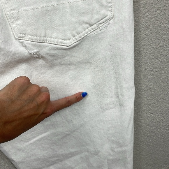 NWT Prps Windsor Fit Tapered Skinny Jeans White Distressed Japanese Denim 42 - Picture 9 of 16